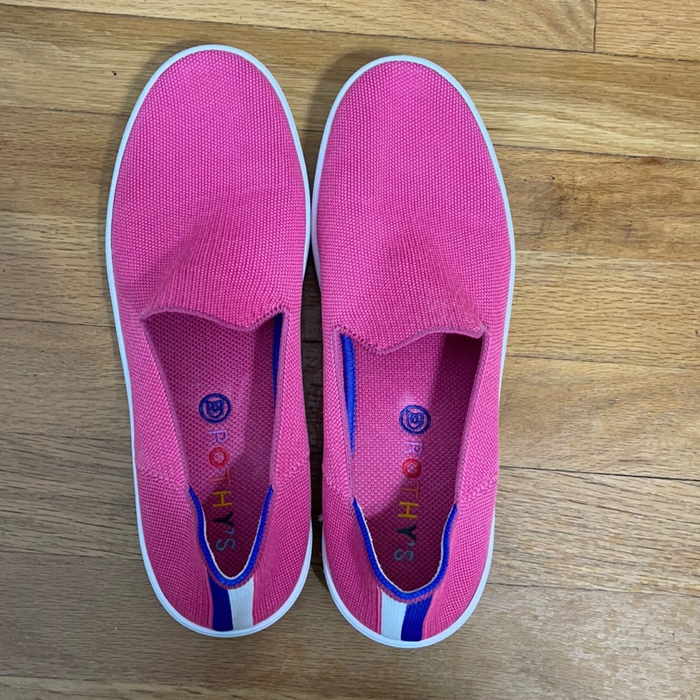 EUC Rothys bubblegum sneakers - size 11